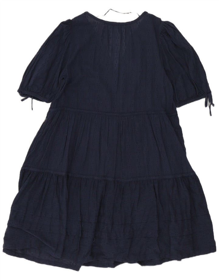 Abito a strati da donna Marks & Spencer UK 12 cotone blu navy medio