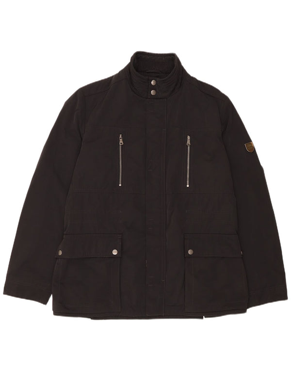 Giacca utility da uomo Hugo Boss IT 50 Large Nero Poliestere