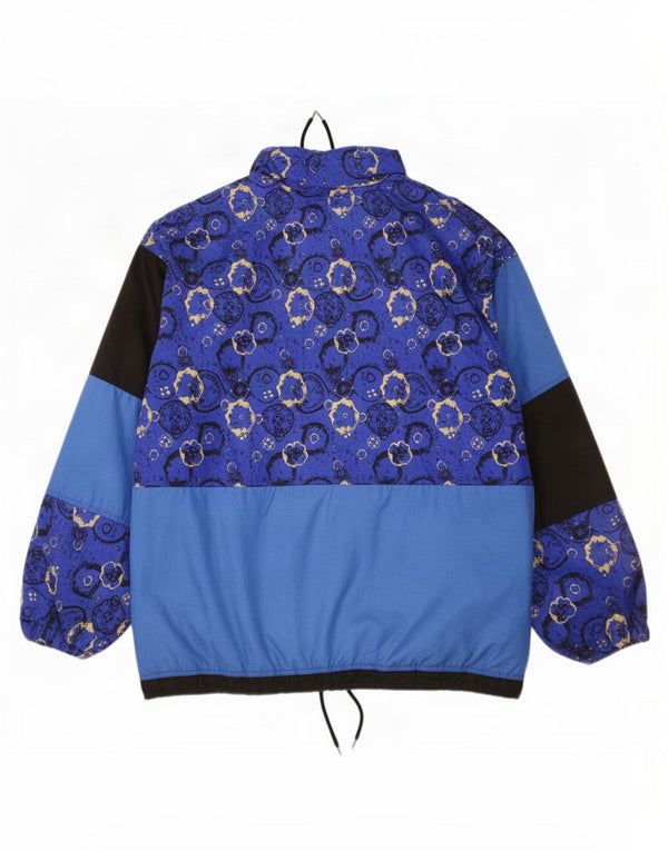 Giacca da sci vintage da uomo UK 40 Large Blue Colourblock