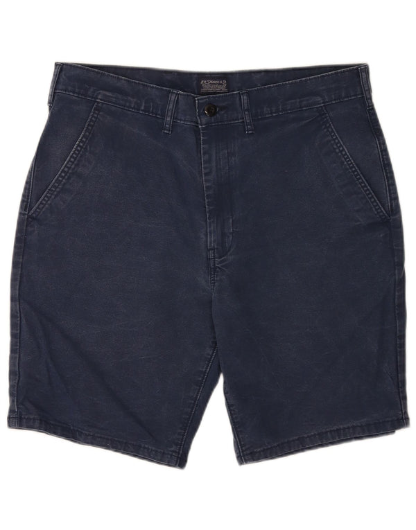 Pantaloncini chino da uomo Levi's W34 Large in cotone blu navy