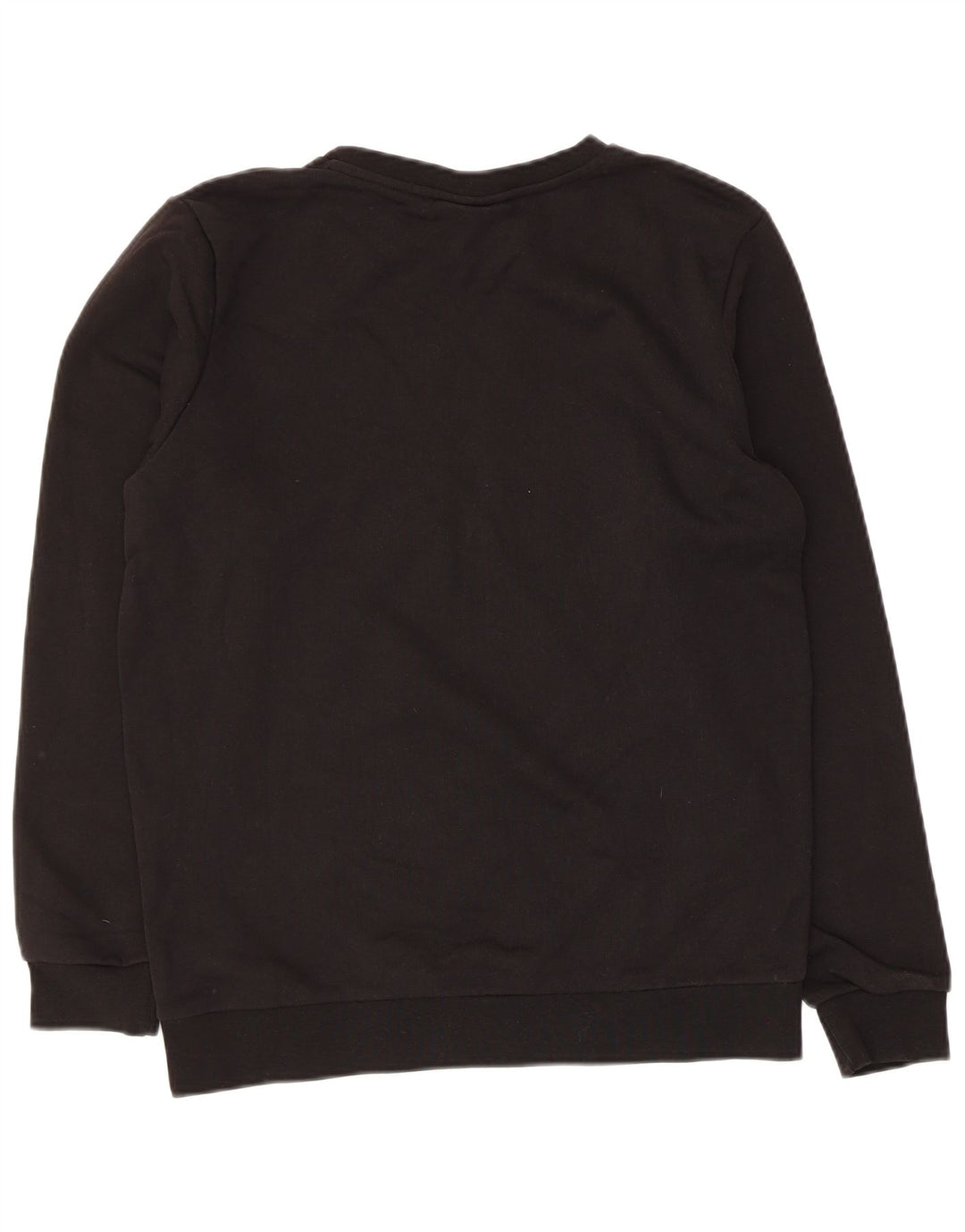 Felpa da donna Gaelle maglione UK 14 cotone nero medio