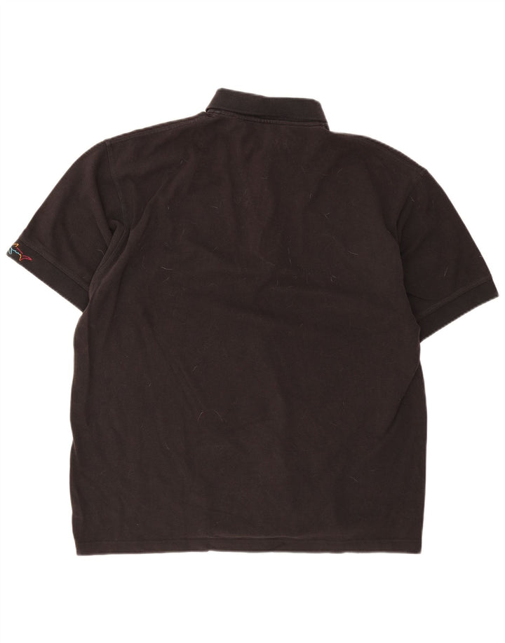Polo da uomo Greg Norman XL in cotone nero