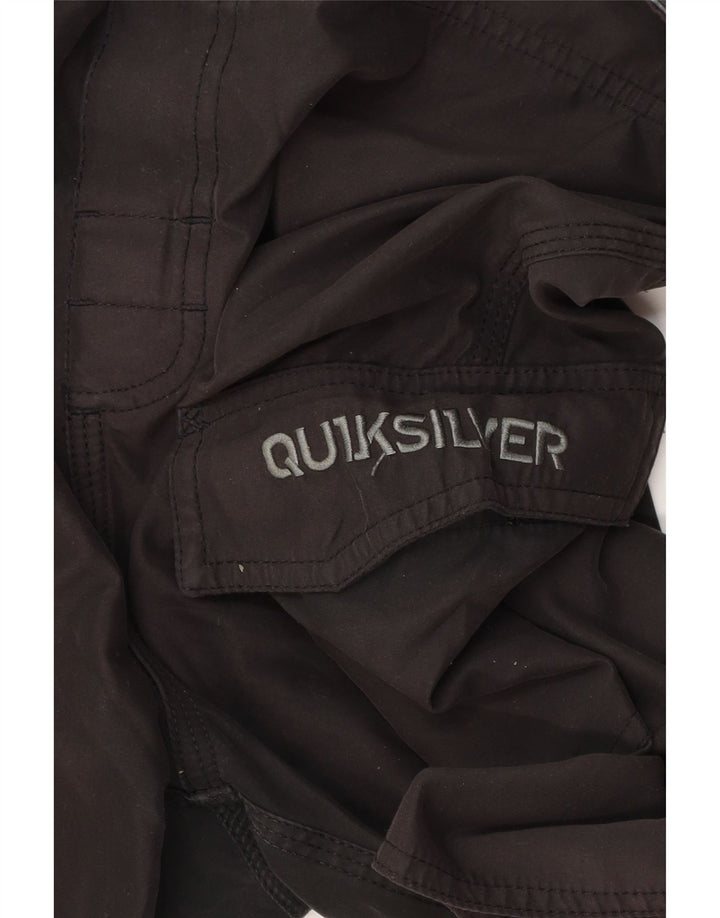 Pantaloncini da bagno grafici da uomo Quiksilver grandi neri