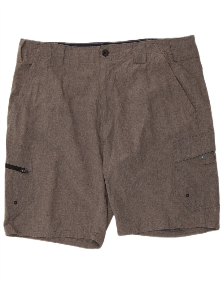 Pantaloncini cargo da uomo Denali W36 Large Grigio Poliestere
