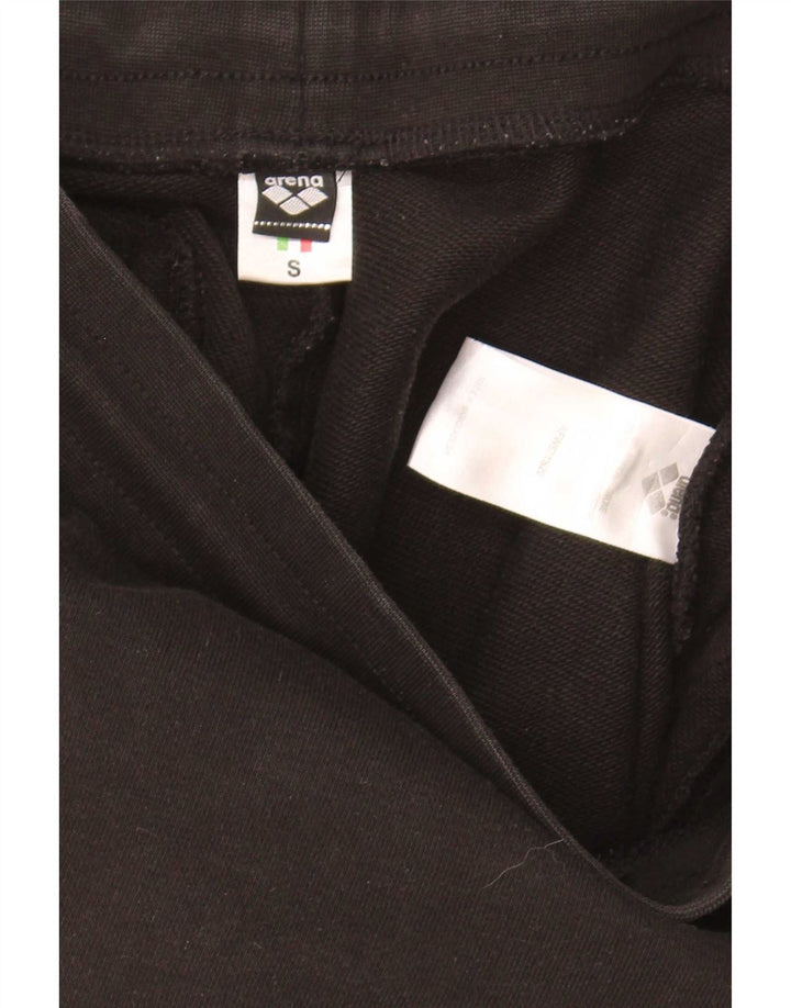 Pantaloncini sportivi grafici da donna Arena piccoli in cotone nero