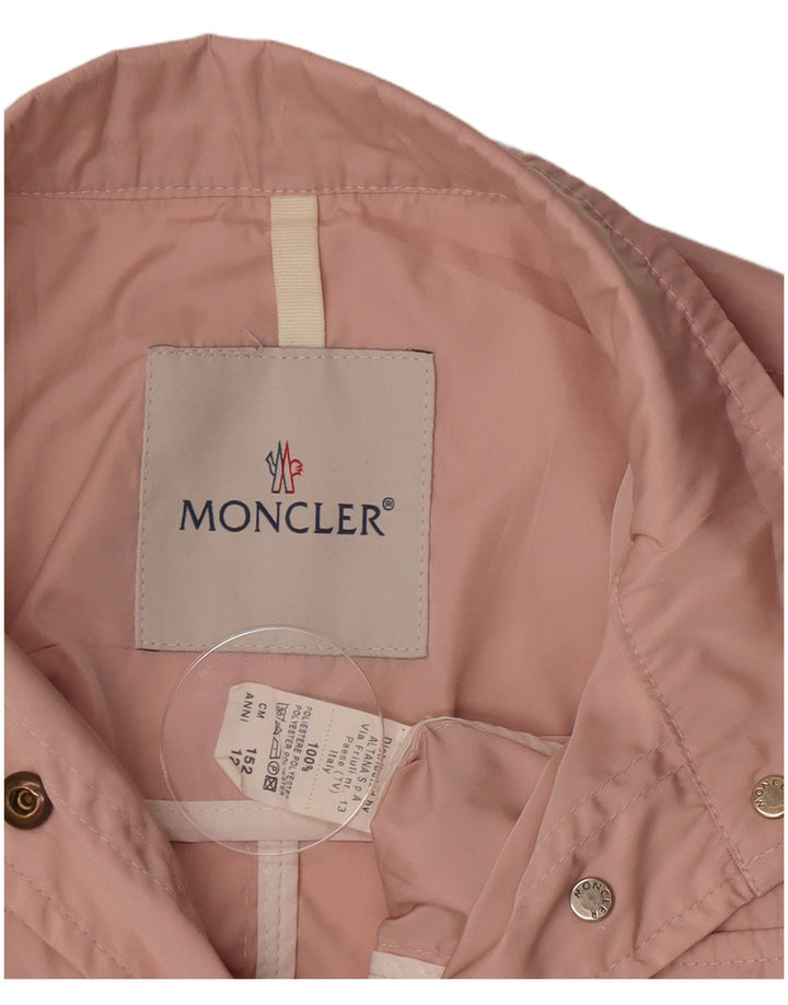 Giacca utility Moncler per ragazze 11-12 anni in poliestere rosa