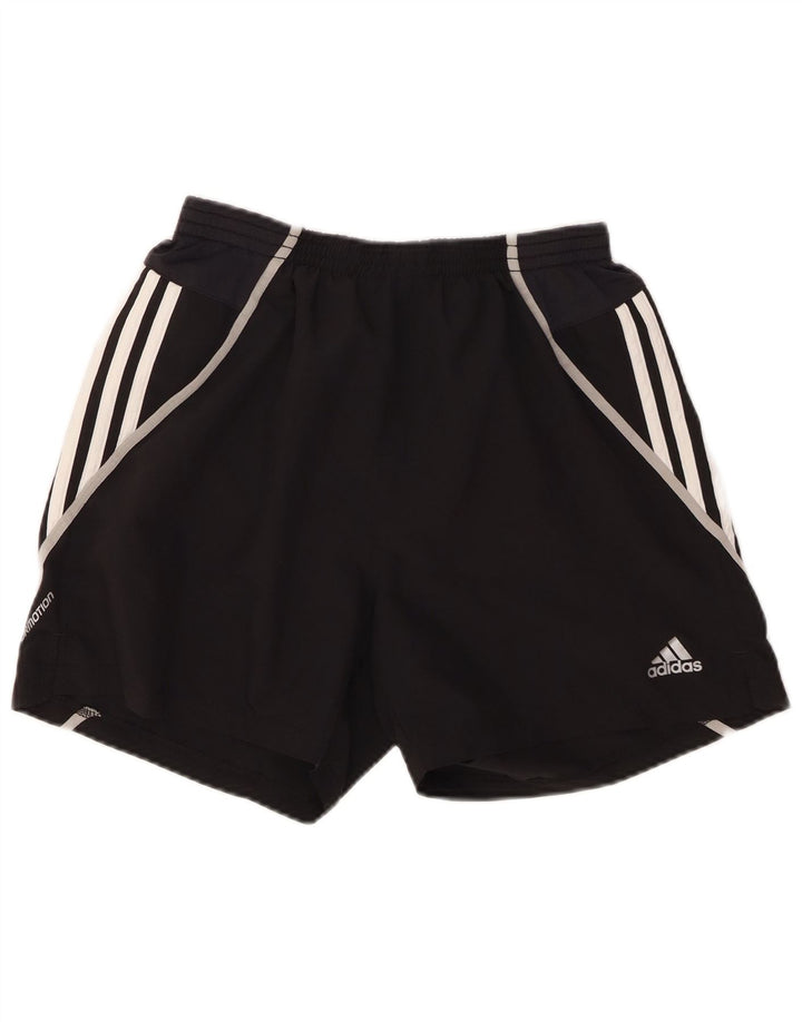 Pantaloncini sportivi ADIDAS Climalite da uomo medio nero in poliestere