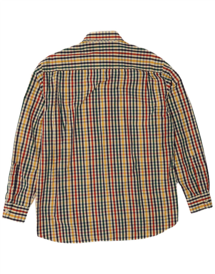 Paul & Shark Camicia da yachting da uomo taglia 41 grande quadretto multicolore