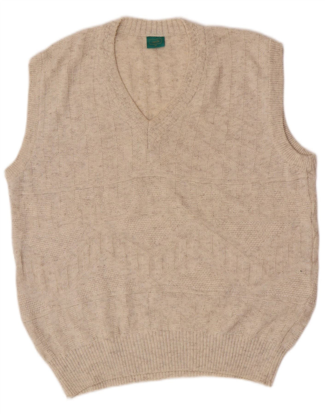 Canotta canotta da uomo Canda C&A in cotone beige medio