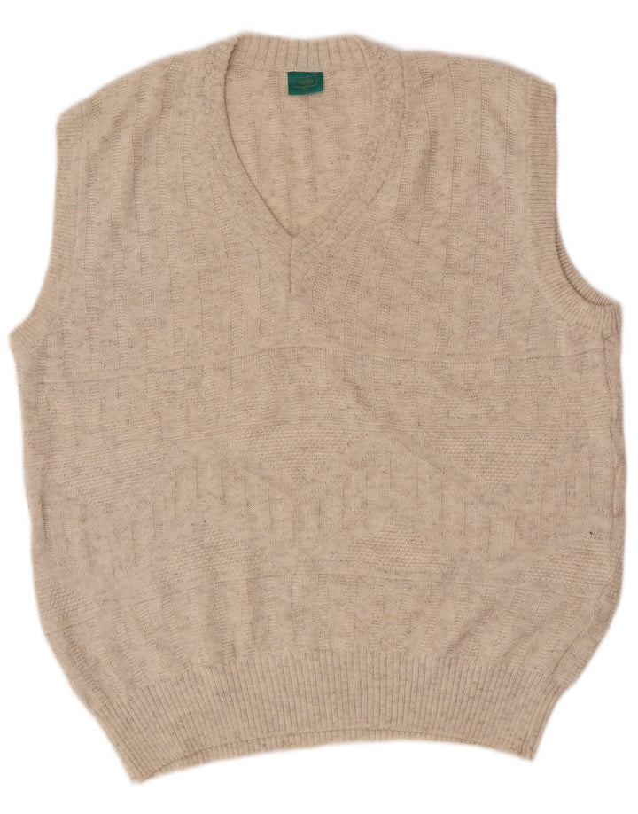 Canotta canotta da uomo Canda C&A in cotone beige medio