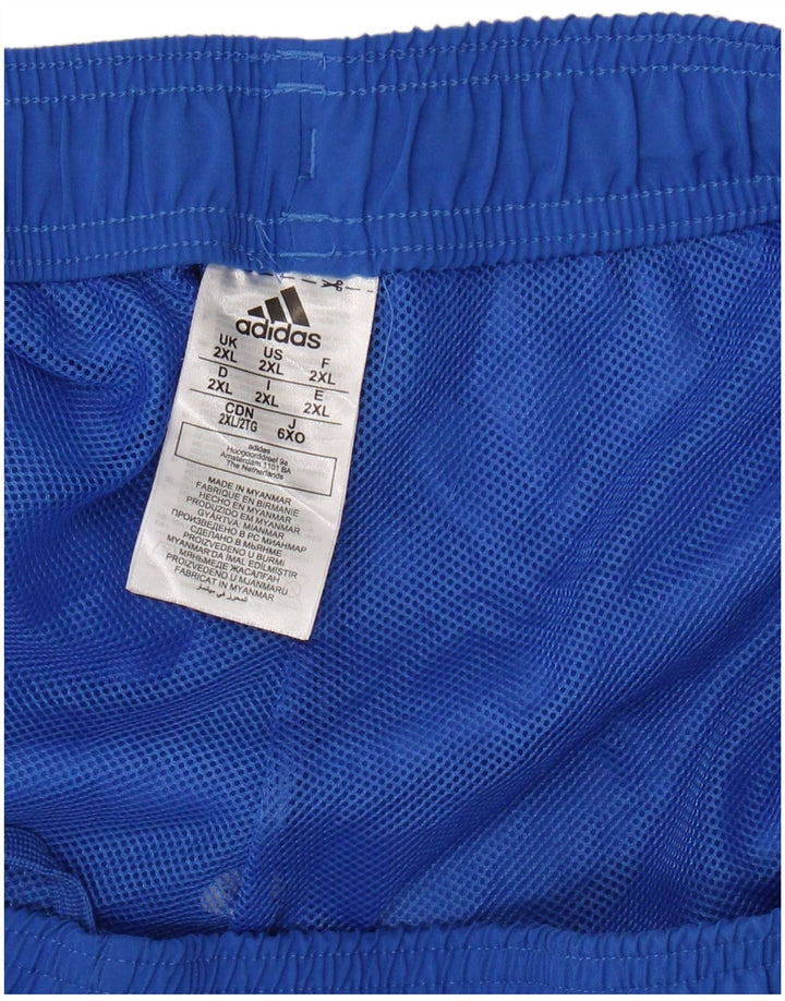 Pantaloncini sportivi da uomo ADIDAS 2XL Blu poliestere