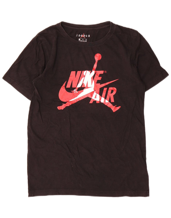 T-shirt grafica Jordan da ragazzo, 13-14 anni, XL, cotone nero