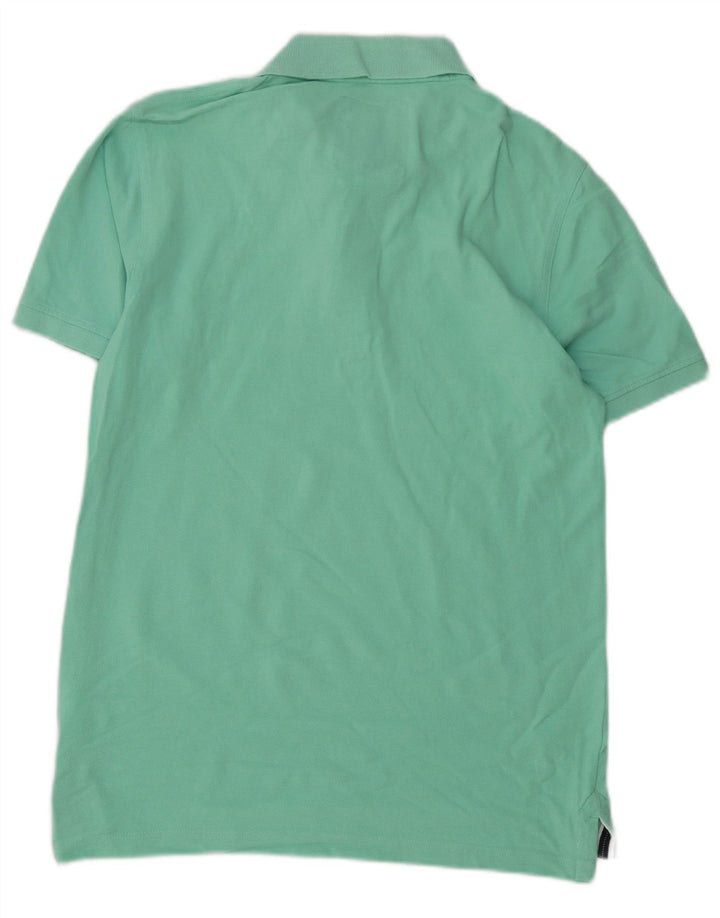 Crew Clothing Polo da uomo piccola in cotone turchese