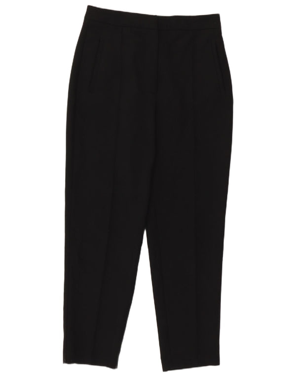 Pantaloni corti affusolati da donna Zara medi W28 L23 poliestere nero