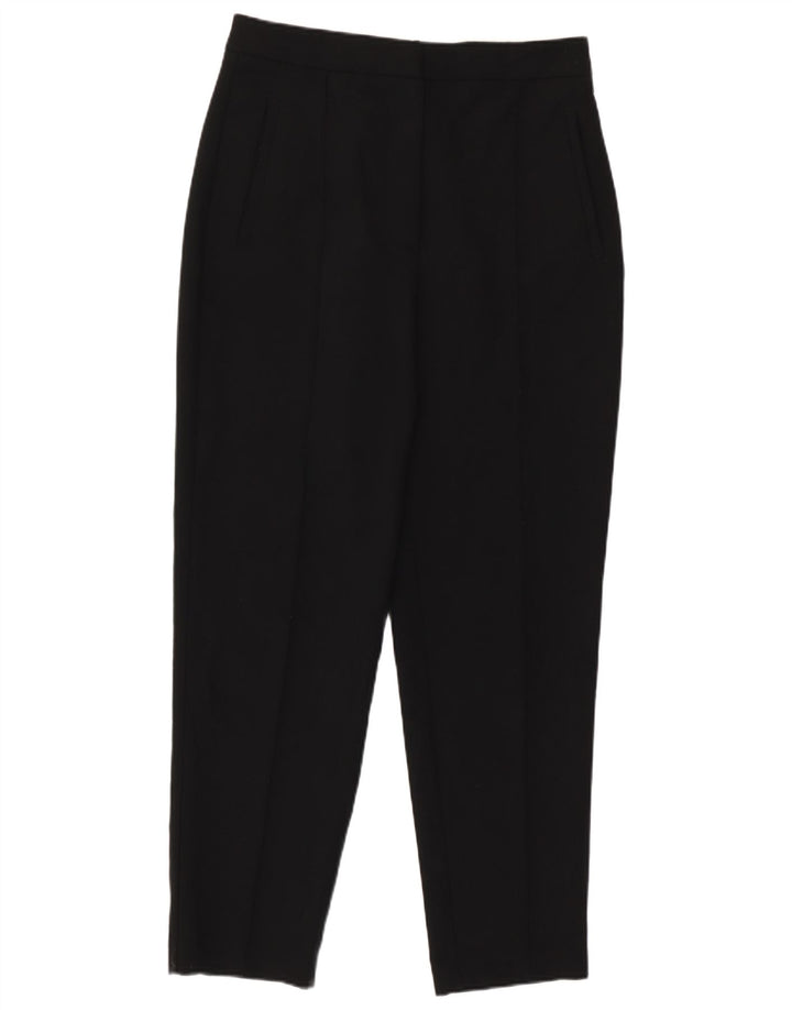 Pantaloni corti affusolati da donna Zara medi W28 L23 poliestere nero