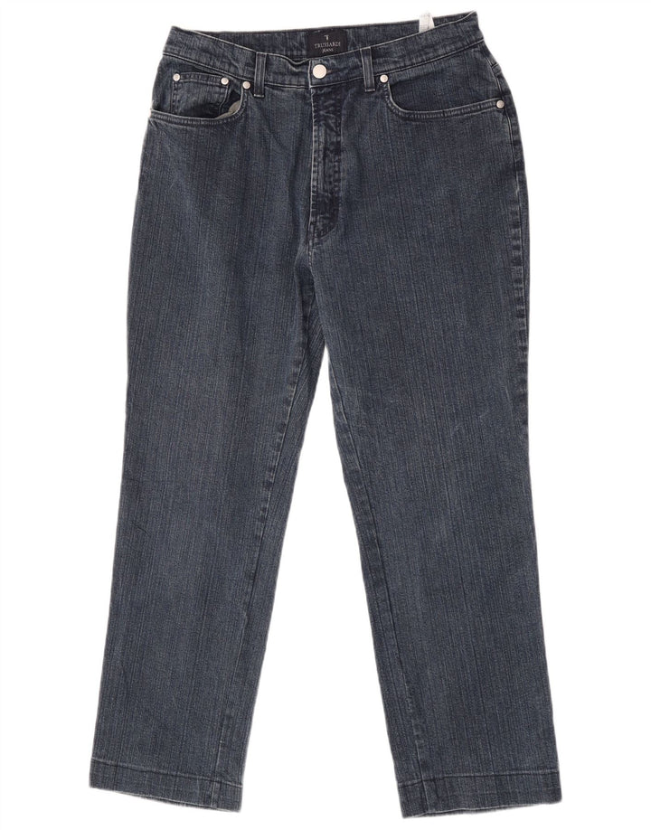 Jeans Straight Uomo Trussardi W33 L27 Blu Cotone