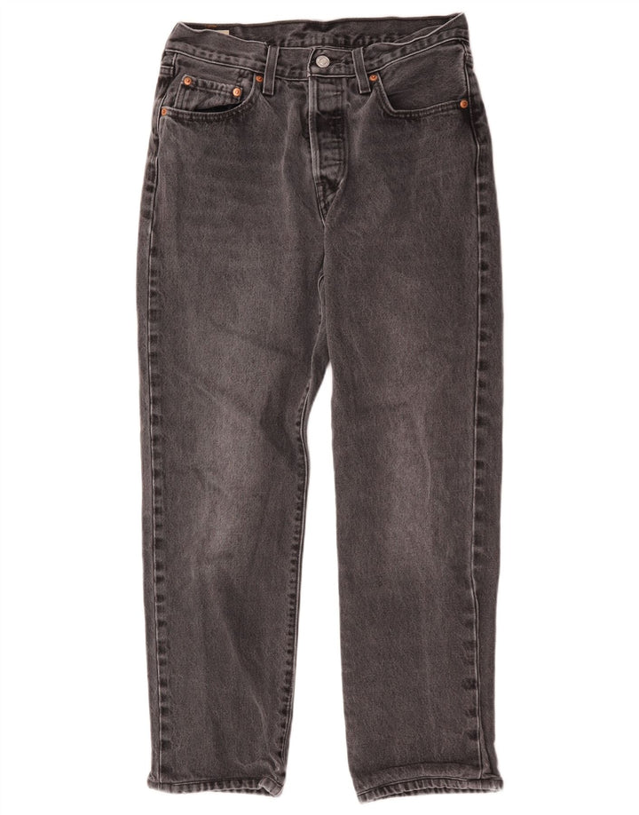 Jeans dritti Levi's 501 da donna W28 L26 cotone grigio