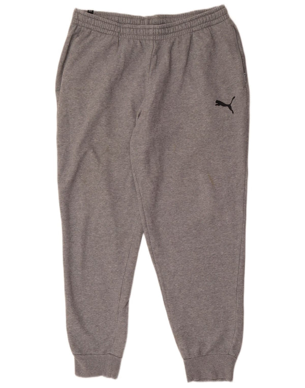 Pantaloni da tuta da uomo Puma Joggers XL in cotone chiazzato grigio