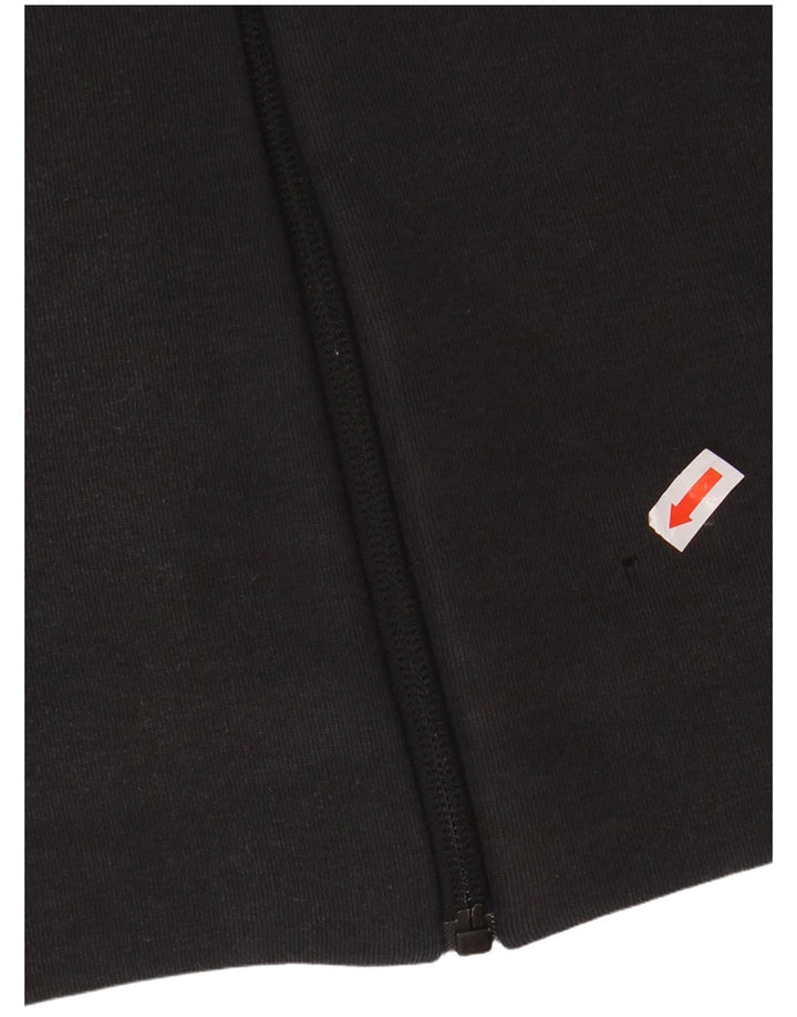 Felpa con cappuccio e zip NIKE per ragazzi 13-14 anni XL in cotone nero