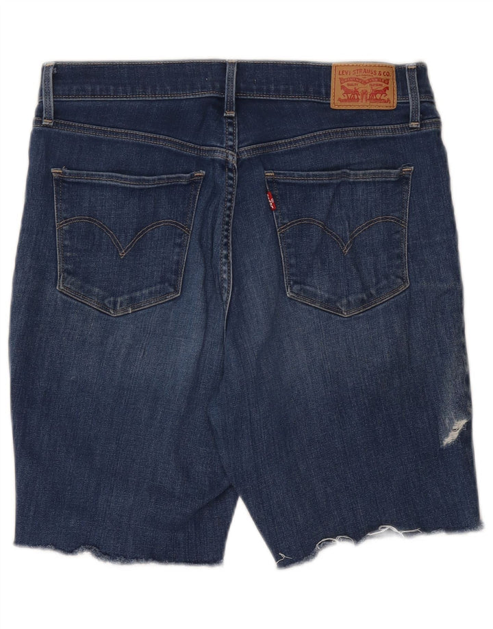Pantaloncini di jeans Levi's 312 da donna W30 cotone blu medio