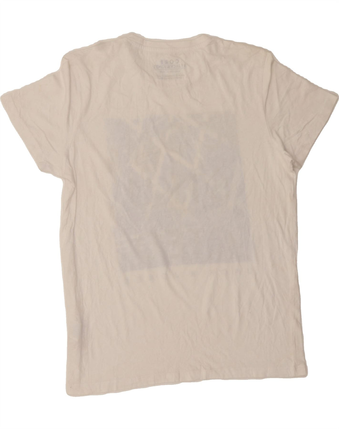 JACK & JONES Mens Graphic T-Shirt Top Large White Cotton Vintage Jack & Jones and Second-Hand Jack & Jones from Messina Hembry 