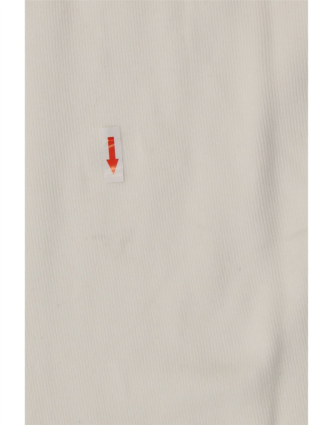 Top Zara da uomo a maniche lunghe grande in cotone bianco