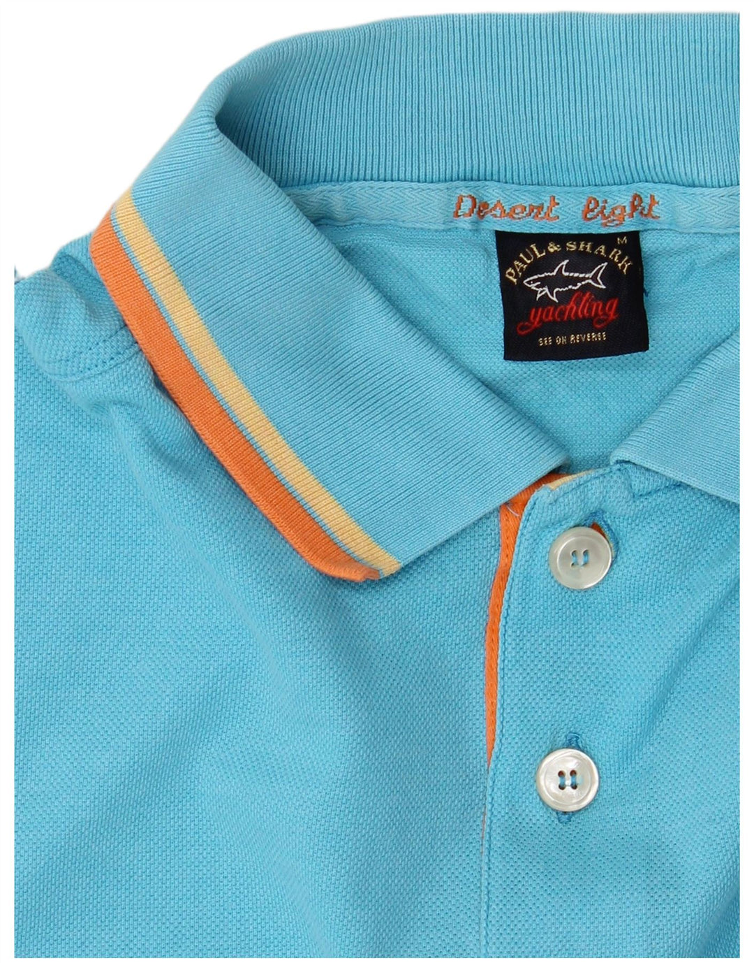 Polo da uomo Paul & Shark blu medio