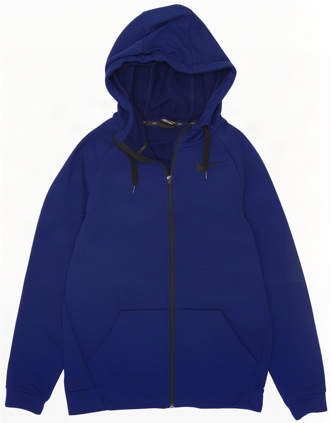 Maglione con cappuccio e zip Nike Dri Fit da uomo piccolo blu navy