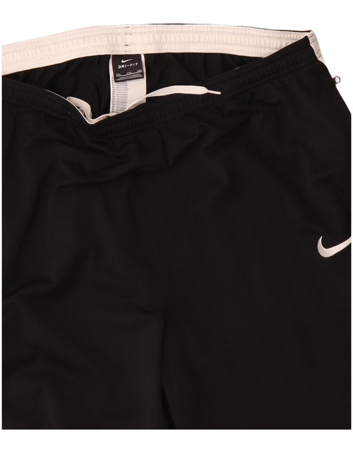 Pantaloni da tuta NIKE Dri Fit da uomo 2XL Poliestere color block nero