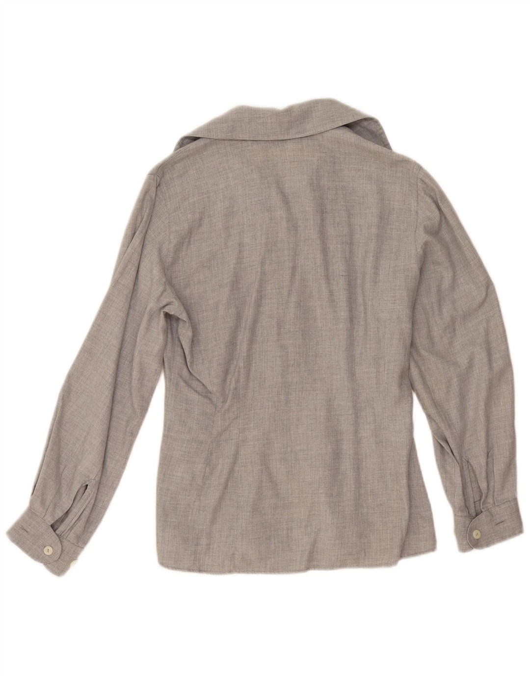 Camicia Donna Sisley IT 42 Cotone Grigio Medio