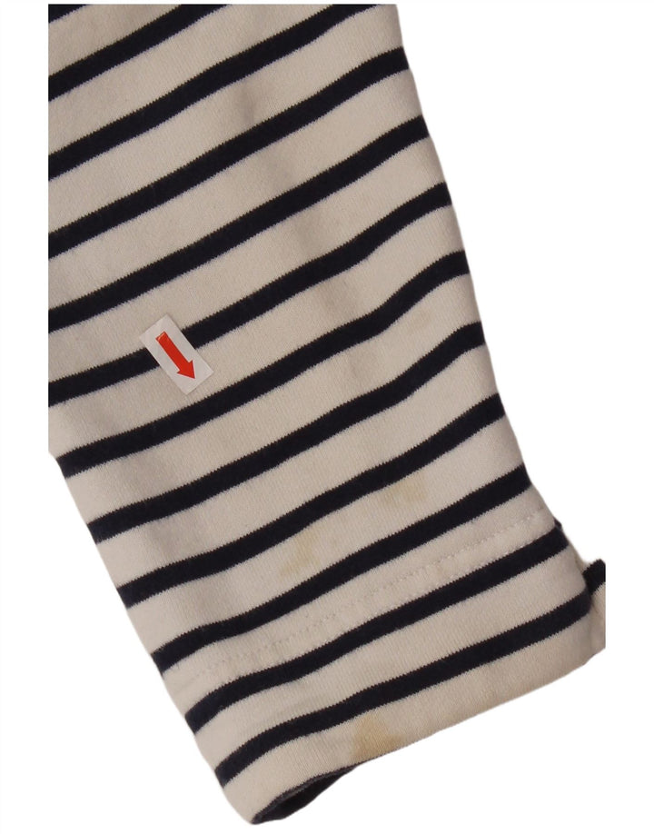 Crew Clothing Felpa da donna Maglione UK 12 Medium Navy Blue Striped