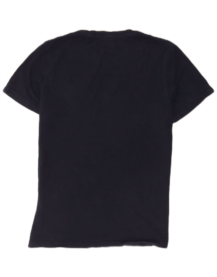 T-shirt grafica da uomo Jack & Jones Top in cotone blu navy medio