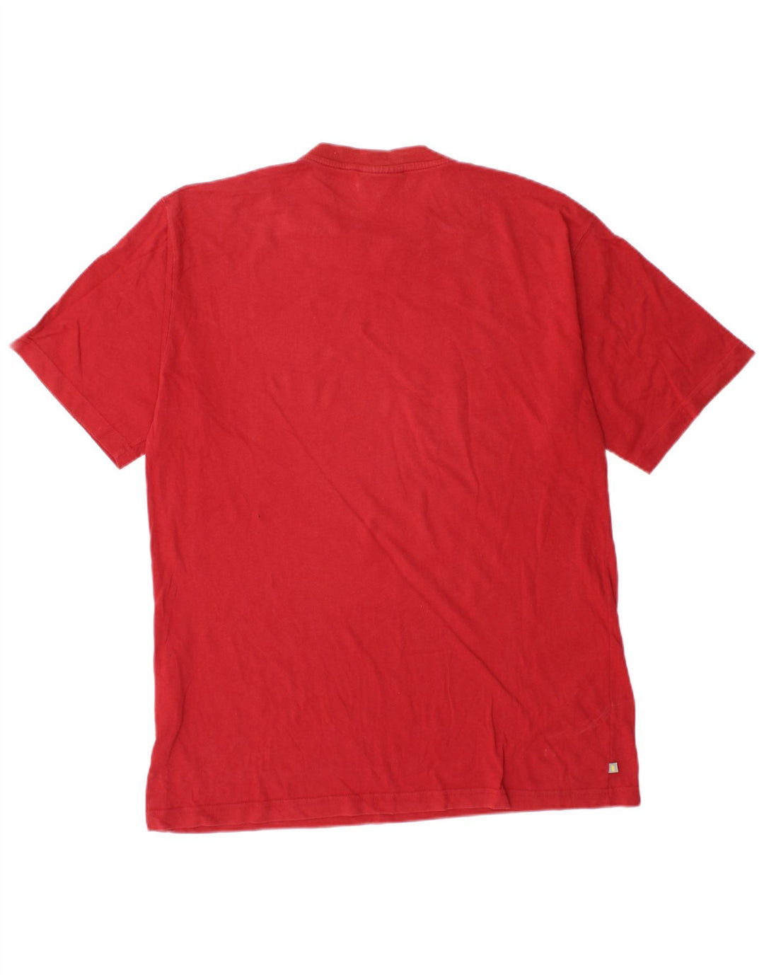 REEBOK T-shirt grafica da uomo Top piccola in cotone rosso