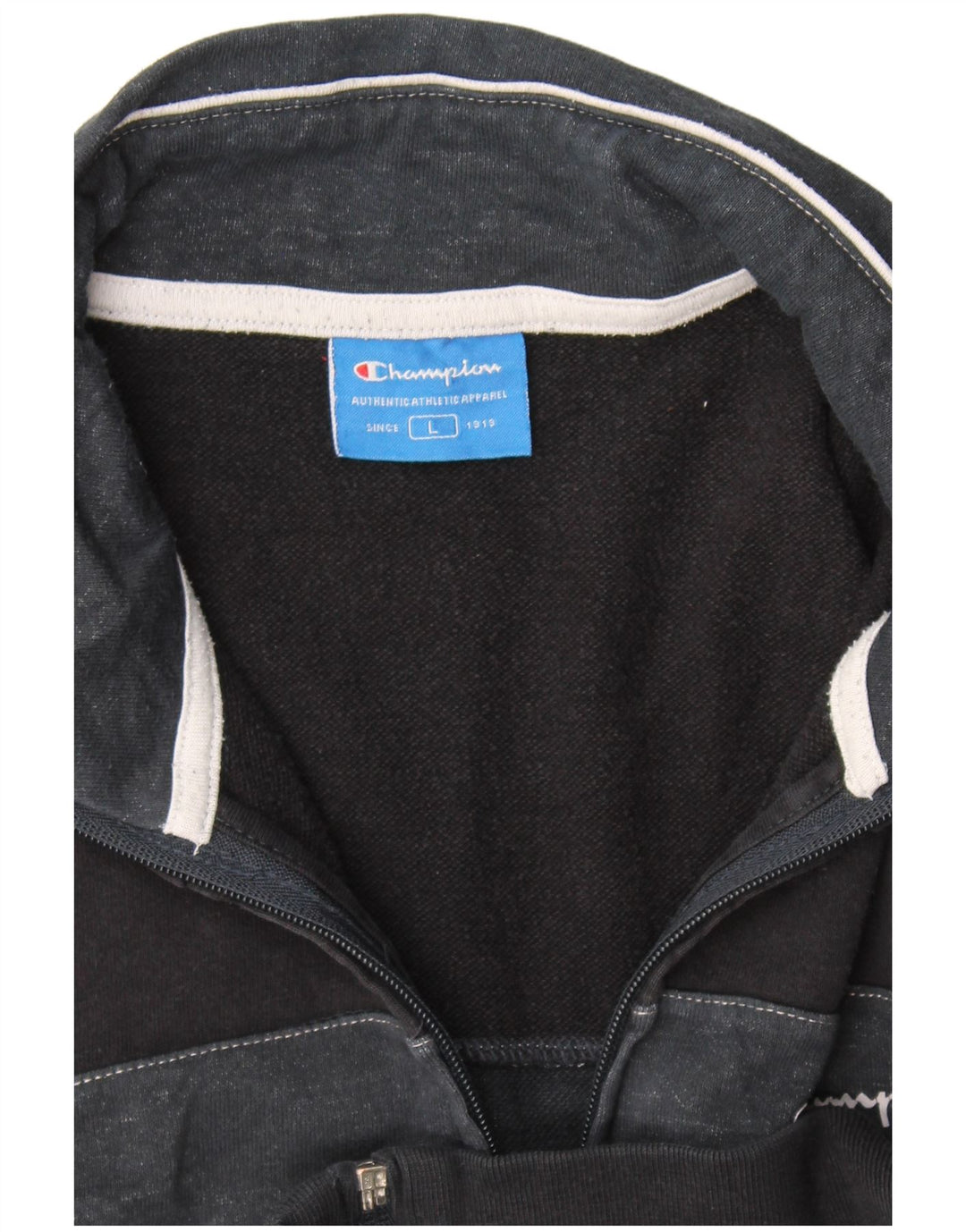 Giacca da tuta da uomo Champion Large nera color block
