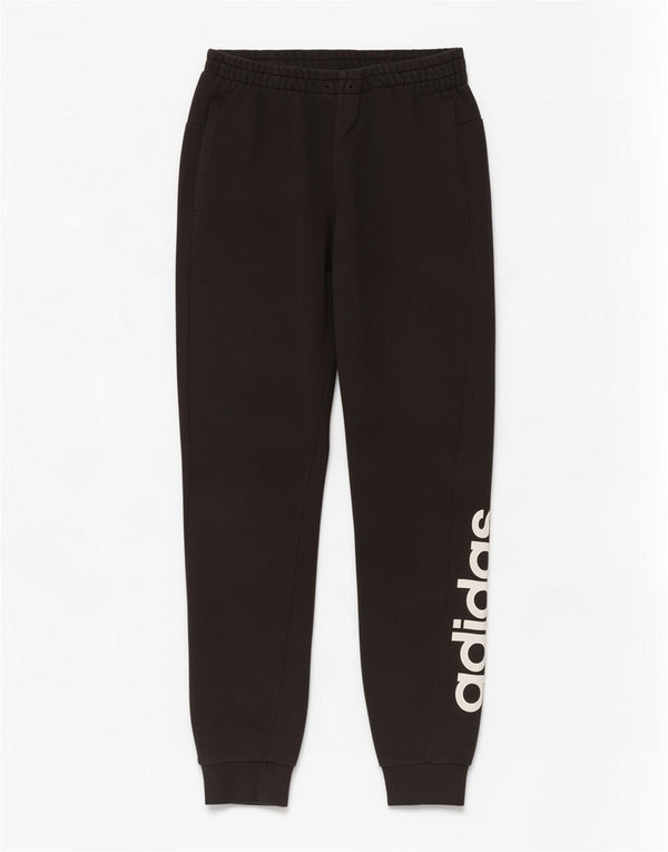Pantaloni da tuta con grafica Adidas da donna Joggers UK 8/10 Small Cotone nero