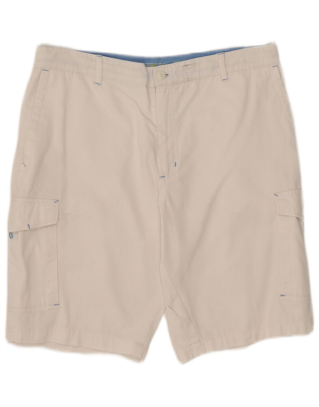 Pantaloncini cargo da uomo AST W34 grandi cotone bianco