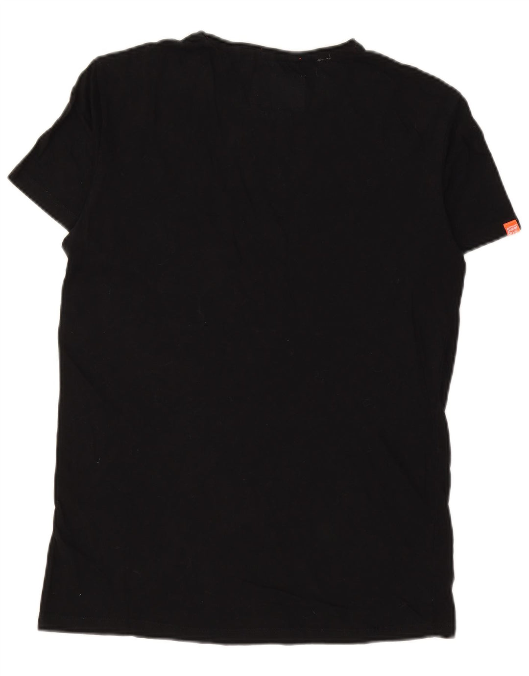 T-shirt da uomo SUPERDRY Top in cotone nero medio