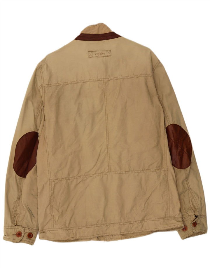 Crew Clothing Giacca bomber da uomo UK 40 Large Beige Cotton