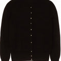 Maglione cardigan da donna Marks & Spencer UK 10 piccolo viscosa nera