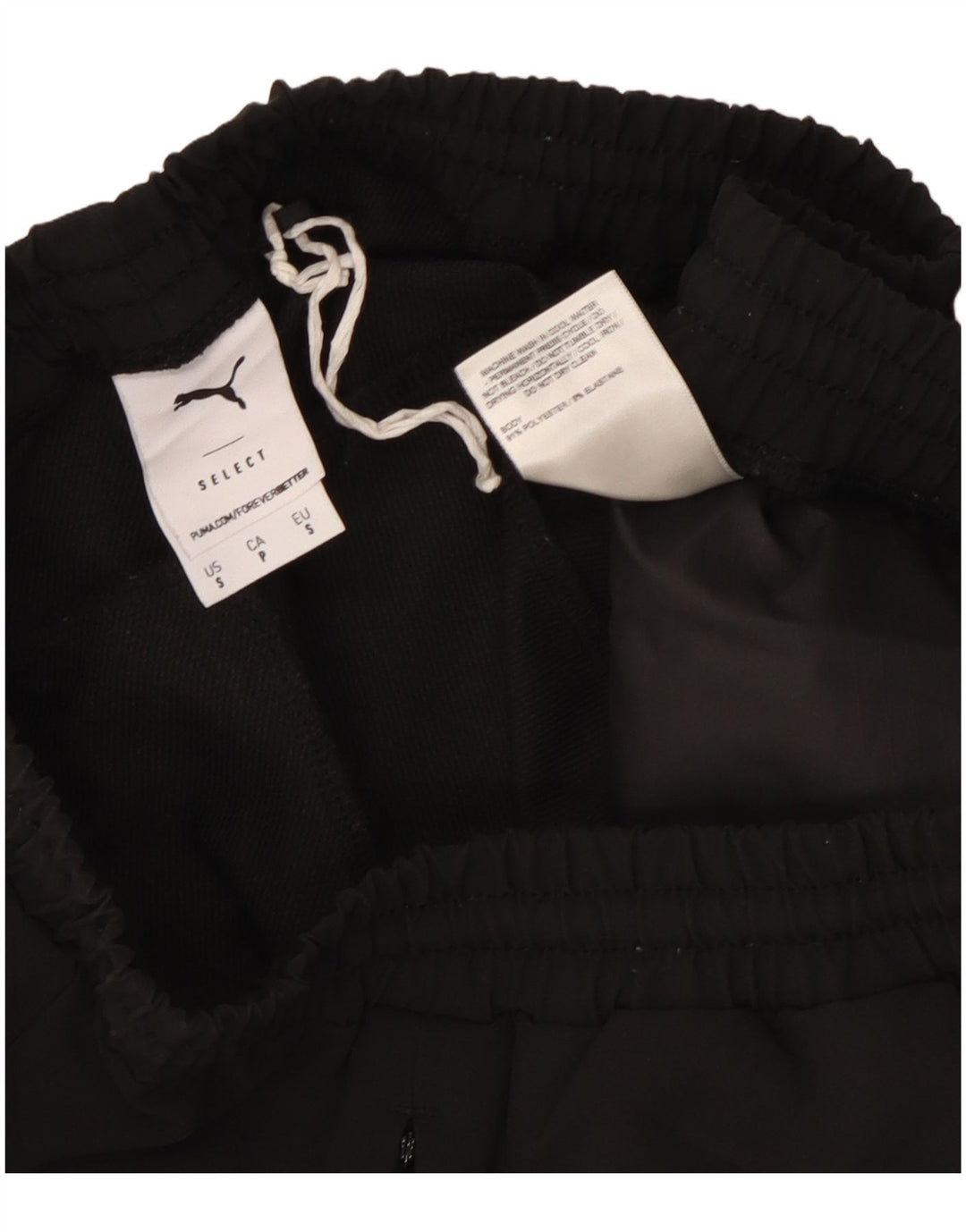 Pantaloni della tuta Puma da donna Capri UK 10 Small Nero Poliestere