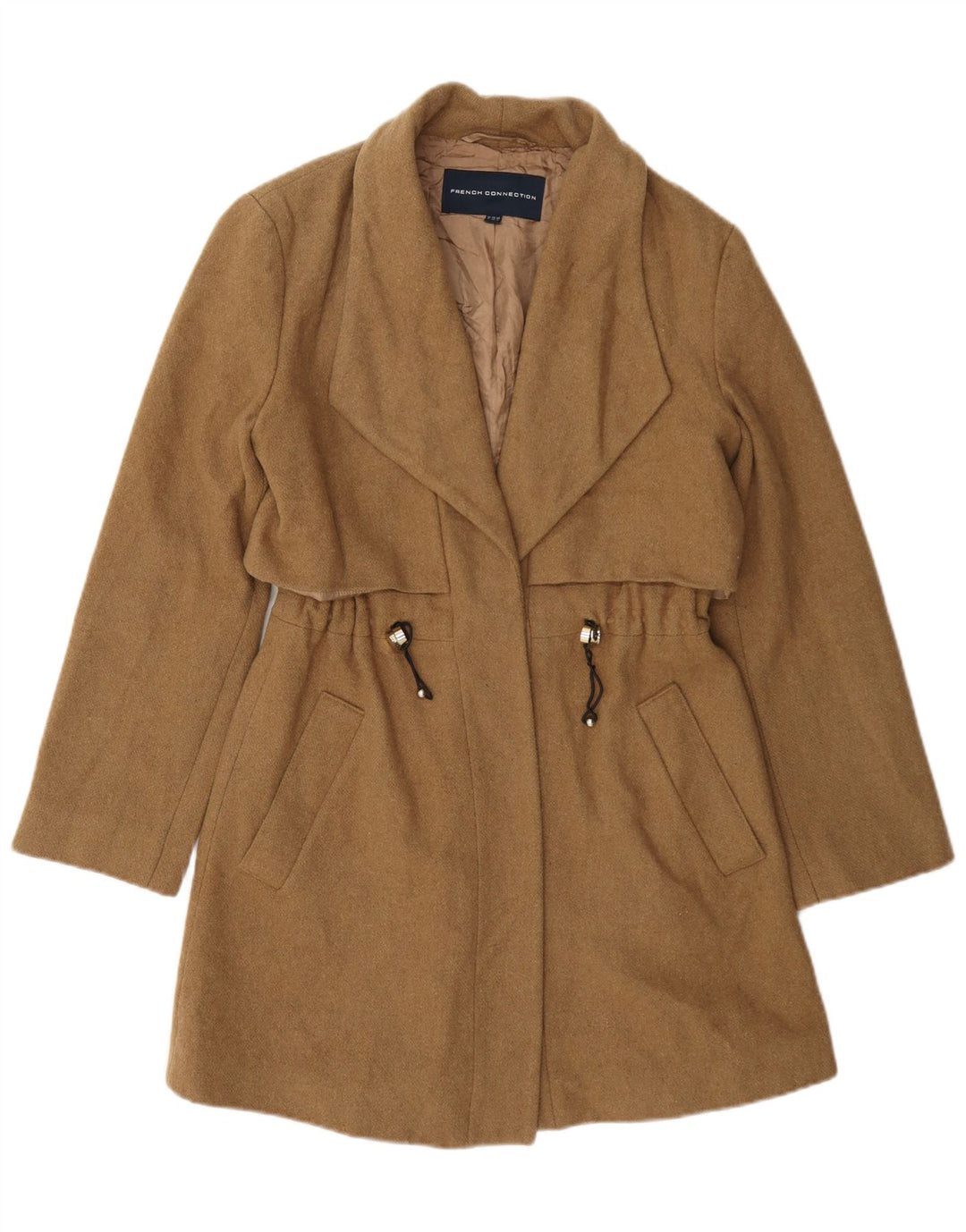 Cappotto da donna French Connection UK 8 piccolo in lana beige
