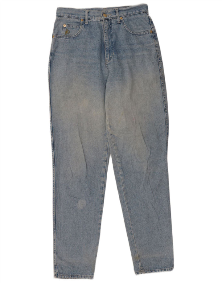 Jeans affusolati a vita alta da donna Roccobarocco IT 45 medio W31 L31 Blu