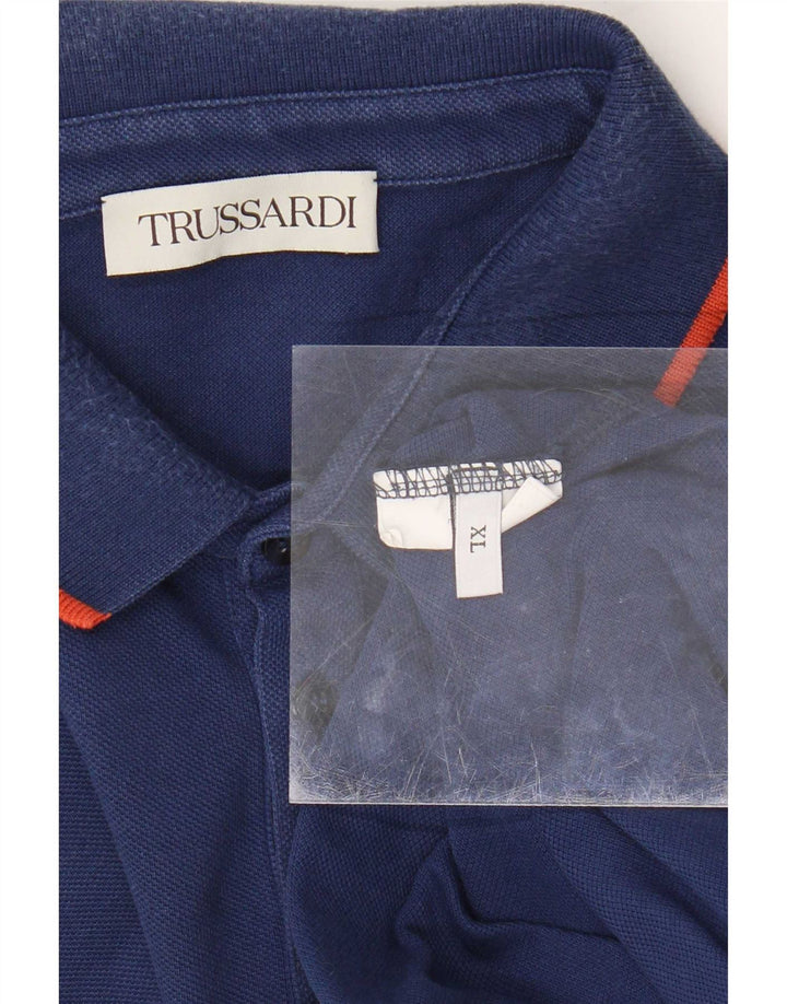Polo Uomo Trussardi XL Blu Navy