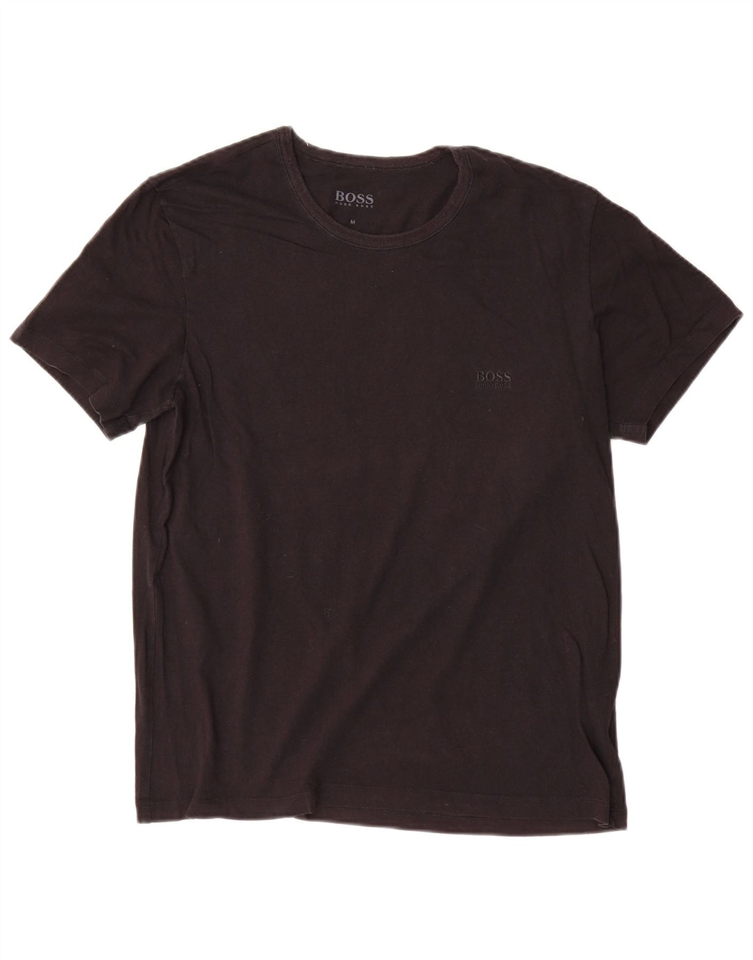 T-shirt da uomo Hugo Boss Top in cotone nero medio