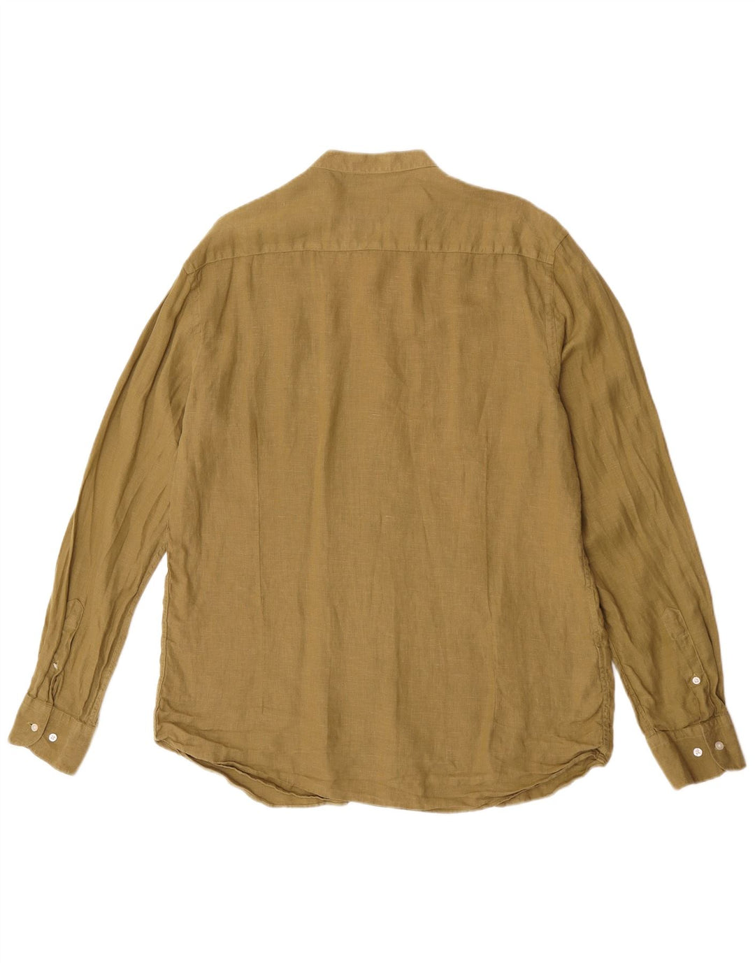 Camicia da uomo Massimo Dutti XL Lino kaki