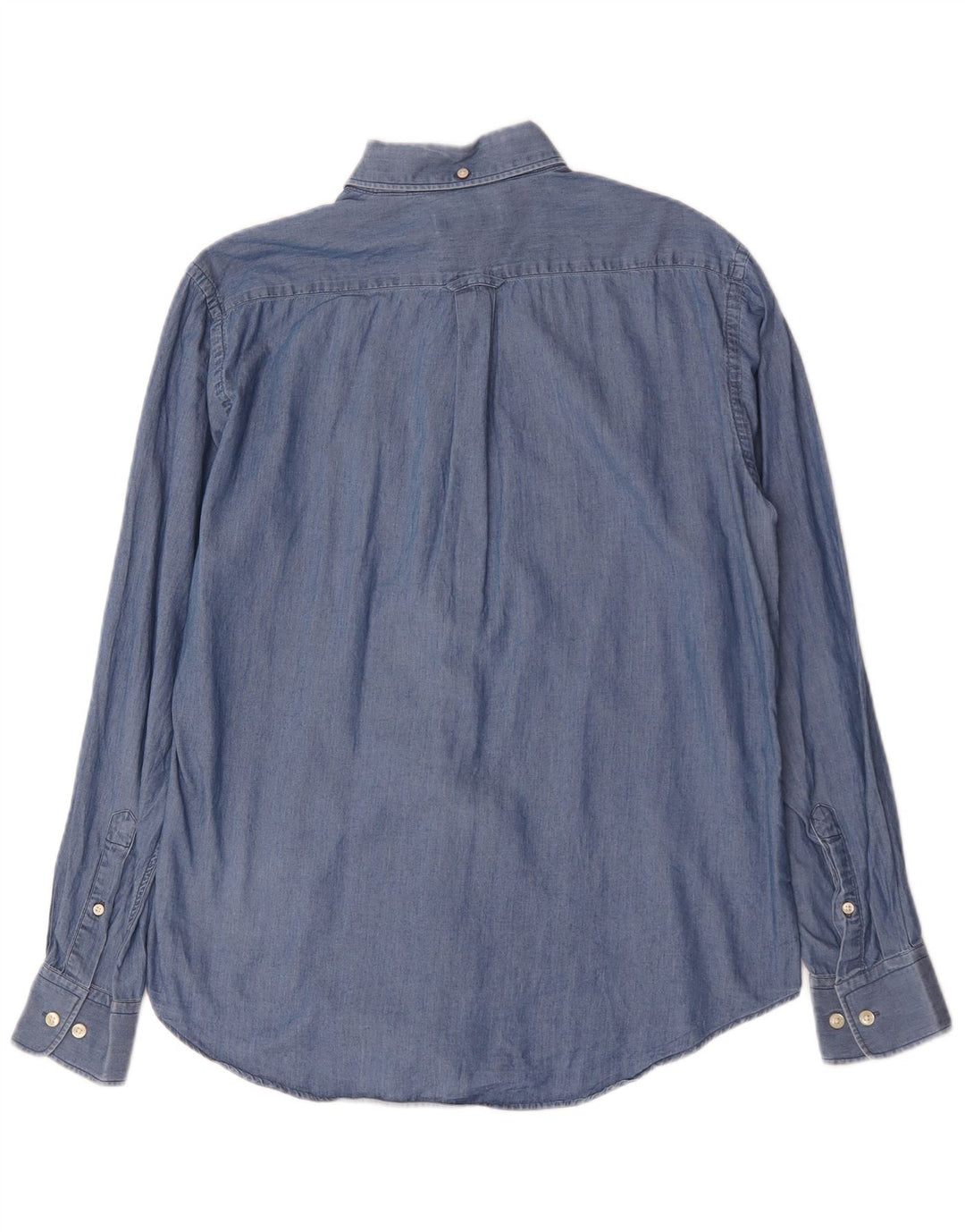 Gant Camicia da uomo Madison Regular Fit in cotone blu medio