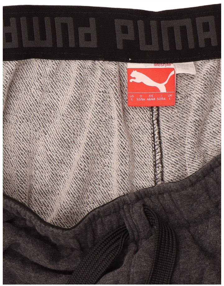 Pantaloncini sportivi PUMA da uomo grandi grigi