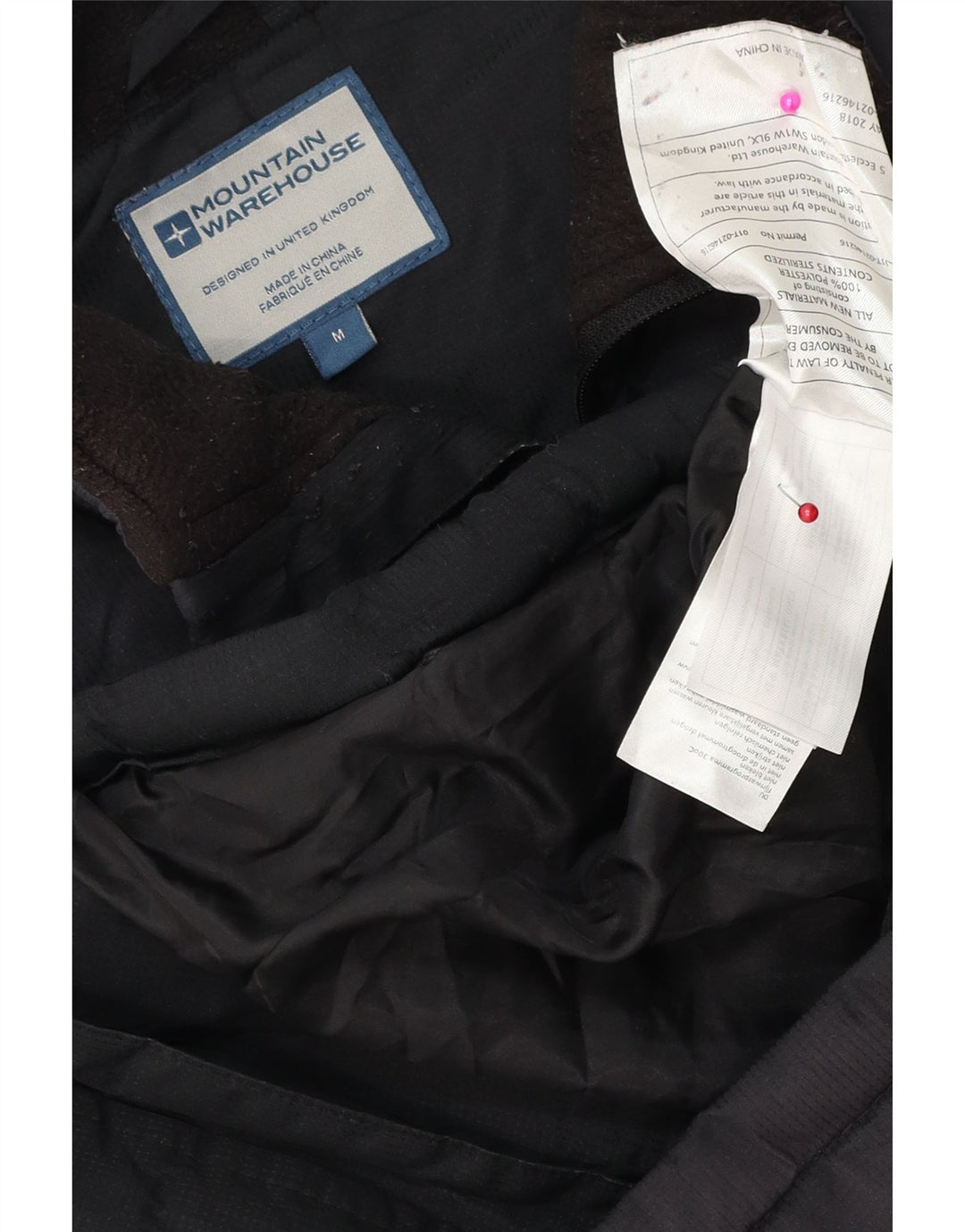 MOUNTAIN WAREHOUSE Gilet imbottito da uomo UK 38 medio poliestere blu navy