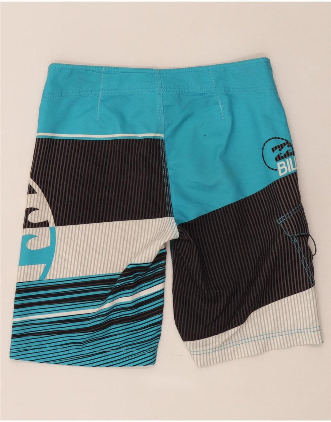 Costume da bagno da uomo Billabong con grafiche, taglia media, colore blu a blocchi, in poliestere
