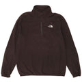 Maglione in pile da uomo The North Face con zip e collo in poliestere nero medio